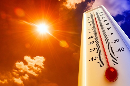 السير اليومي لدرجة الحرارة العظمى والصغرى في عدد من محطات العراق المناخية